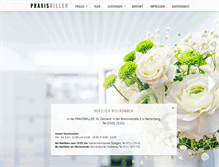 Tablet Screenshot of praxis-hiller.de